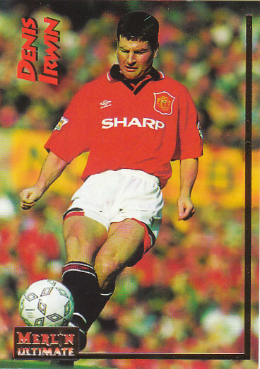 Denis Irwin Manchester United 1995/96 Merlin Ultimate #123